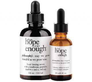 philosophy when hope is not enough serum duo —