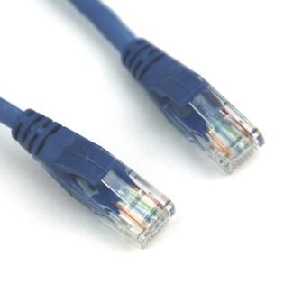 Vcom VCOM VC611 3BL Cat6 Molded Patch 3feet Cable, Blue   TVs