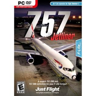 PCS 757 Jetliner   FLIGHT SIMULATOR EXPANSION PACK   Black   TVs