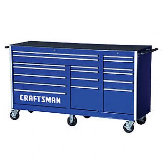 Craftsman 75 17 Drawer PRO Cabinet with integrated Latch system Blue