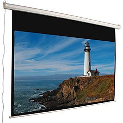 Mustang Electric 92 inch 16:9 Matte White Projector Screen   12253820