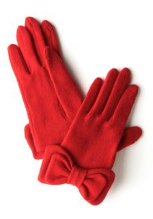 Not to Worry Gloves in Red  Mod Retro Vintage Hats