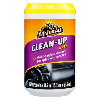 ARMOR ALL CLEAN UP WIPES 15CT