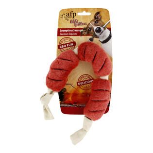 All For Paws Plush Scrumptious Sausages Lg   Pet Supplies   Dog