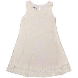 Mia Juliana Little Girls Fit and Flare Sequin Lace Dress   17216052