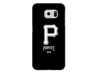 Galaxy S6 Edge Case, Onelee(TM) MLB Pittsburgh Pirates Samsung Galaxy S6 Edge Case [Black Hard Plastic]