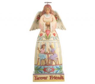 Jim Shore Heartwood Creek Forever Friends Angel Figurine —