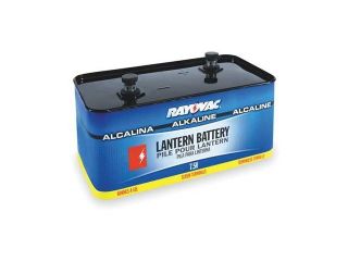 RAYOVAC 803 Lantern Battery, Alkaline, 7.5V, Screw Term