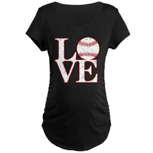 CafePress Maternity Love Baseball Classic T Shirt   Online Exclusive