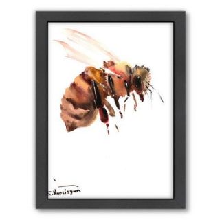 Americanflat Bee 5 Framed Painting Print