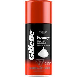 Gillette Gillette Foamy Regular Shave Cream 11oz Male Shave Prep 11