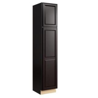 Cardell Salvo 18 in. W x 90 in. H Linen Cabinet in Coffee VLC182190L.AD7M7.C63M