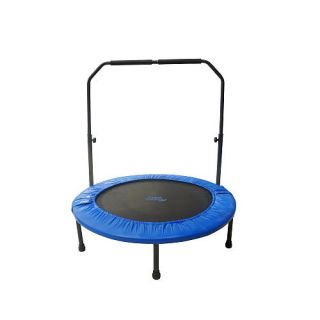 Upper Bounce 48" Mini Indoor/Outdoor Foldable Trampoline with Adjustable Handrail    Upper Bounce
