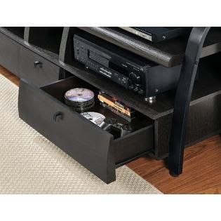 Altra  Essex Home Entertainment Center with Metal Sides   Espresso