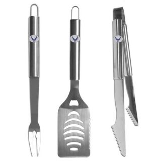 American Heroes 3 Piece Stainless Steel Barbecue Set