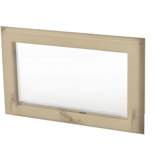 BetterBilt 340 Series Single Vinyl Double Pane Single Strength New Construction Awning Window (Rough Opening: 24 in x 24 in; Actual: 24 in x 24 in)
