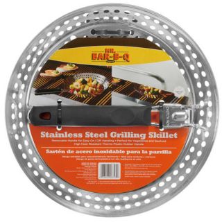 Mr. BBQ Stainless Steel Grilling Skillet 713429