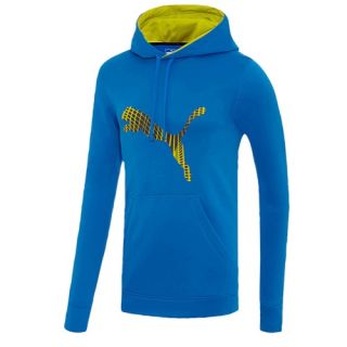 PUMA Dynamic Hoodie   Mens   Casual   Clothing   Electric Blue Lemonade