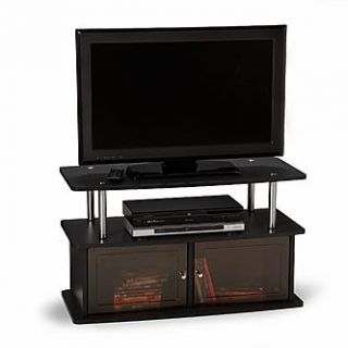 Designs 2 Go TV Stand with 2 Cabinets by Convenience Concepts, Inc