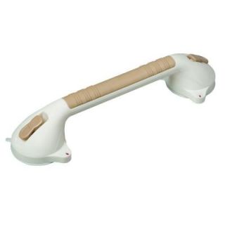 HealthSmart Suction Cup 16 in. Grab Bar with BactiX in Sand 521 1562 1916
