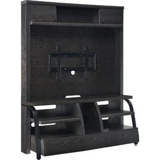 Altra  Essex Home Entertainment Center with Metal Sides   Espresso