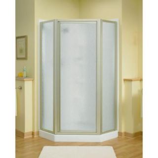 STERLING Intrigue 36 1/8 in. x 72 in. Neo Angle Shower Door in Nickel SP2276A 38N