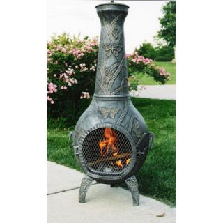Butterfly Cast Metal Chiminea by Oakland Living