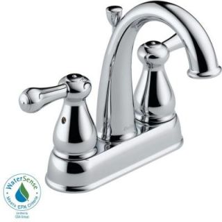 Delta Leland 4 in. 2 Handle High Arc Bathroom Faucet in Chrome 2575LF MPU