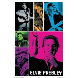 Elvis Presley   Colors Poster Print (24 x 36)