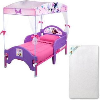 Disney or Nickelodeon Canopy or Tent Toddler Bed with Mattress
