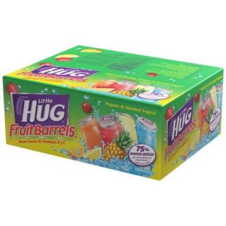 Little Hug Tropical Fruit Barrels, 8 fl oz, 20 ct