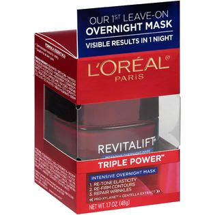 Oreal Triple Power Intensive Overnight Mask   Beauty   Face