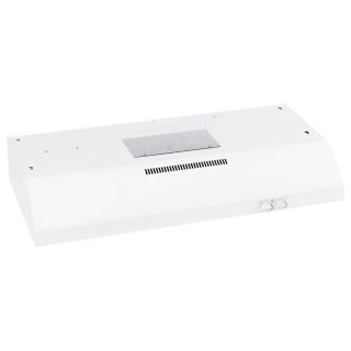 GE Undercabinet Range Hood (White On White) (Common: 36 in; Actual 35.875 in)
