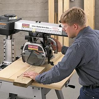 Craftsman Professional  3 hp 10 Radial Arm Saw with LaserTrac