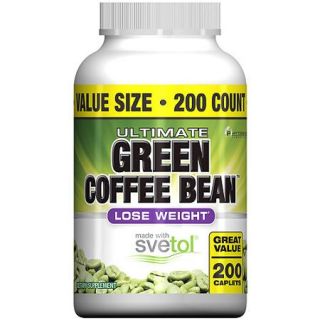Ultimate Green Coffee Bean Dietary Supplement, 200 count
