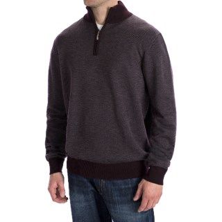 Toscano Diagonal Weave Sweater (For Men) 5184P 45