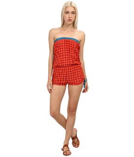 Marc by Marc Jacobs Janis Gingham Bandeau Romper Cover Up