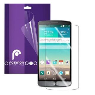 Fosmon Screen Protector Shield Film Guard for LG G3 [All carrier]   Clear   3 Pack