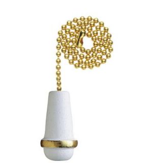 Westinghouse White Wooden Cone Pull Chain 7700900