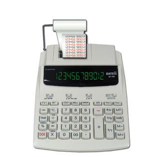 Datexx 12 digit AC two color printer 2.6L/sec with clock   Office