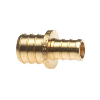 Vanguard 1 in Dia Brass PEX Coupling Crimp Fitting