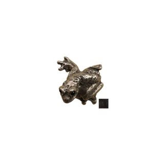 Anne at Home Black with Cherry Wash Animals Novelty Cabinet Knob