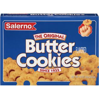Salerno Butter Flavored Cookies 16 OZ BOX   Food & Grocery   Snacks