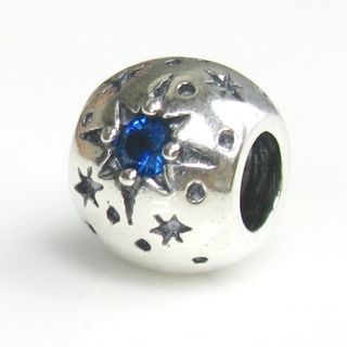 Queenberry Sterling Silver Dreams Really Come True Sapphire Blue