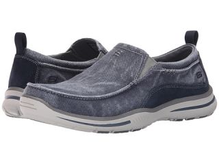 SKECHERS Relaxed Fit Elected   Drigo Navy Canvas