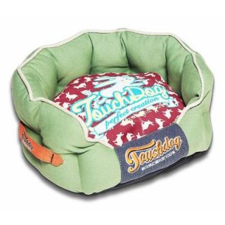 Touchdog Large Olive Green and Champaign Red Bed PB62RDGNLG