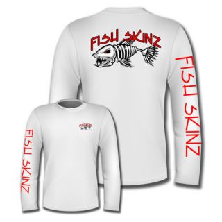 Fish Skinz Throwback Long Sleeve DryFit T Shirt 44247