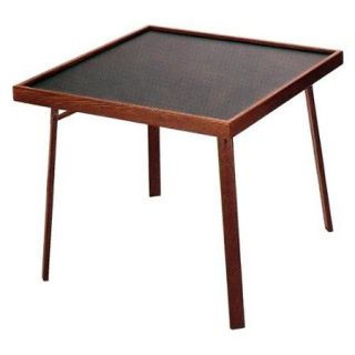 4 Player Domino & Game Table (Pecan)