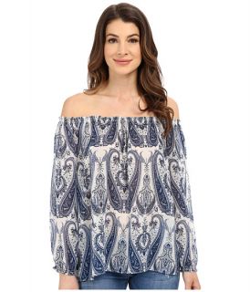 Joie Bamboo Off the Shoulder Top Periwinkle