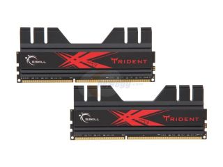 G.SKILL Trident 8GB (2 x 4GB) 240 Pin DDR3 SDRAM DDR3 2400 (PC3 19200) Desktop Memory Model F3 2400C10D 8GTD
